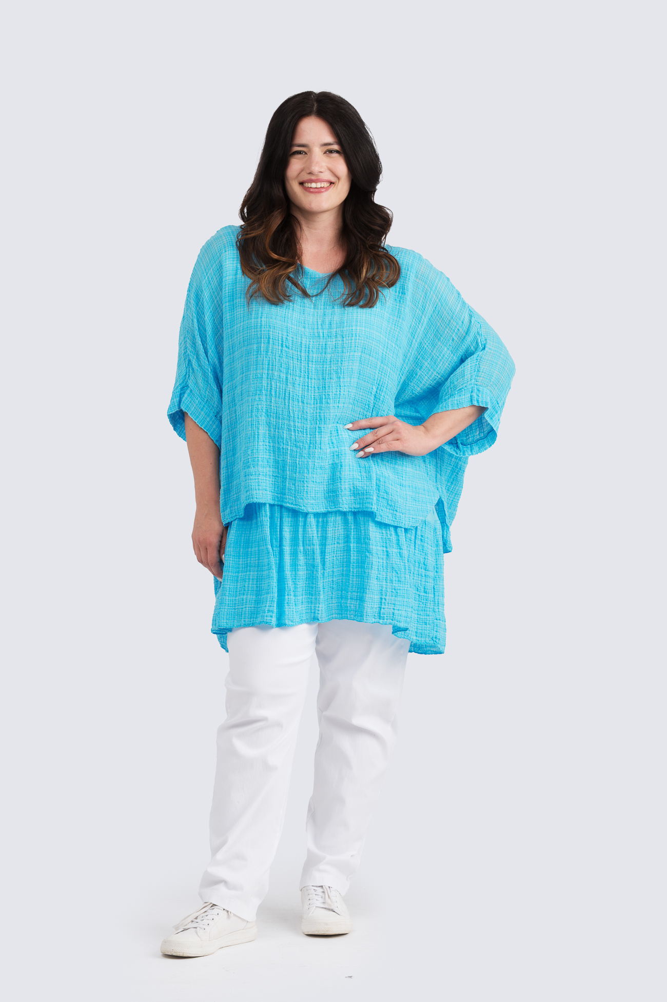 Elina Tunika - turkoosi