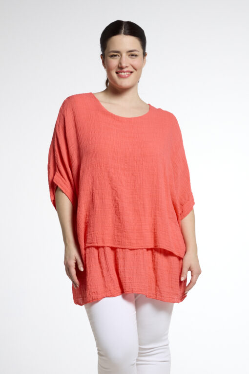 Elisa tunika - koralli - Image 2