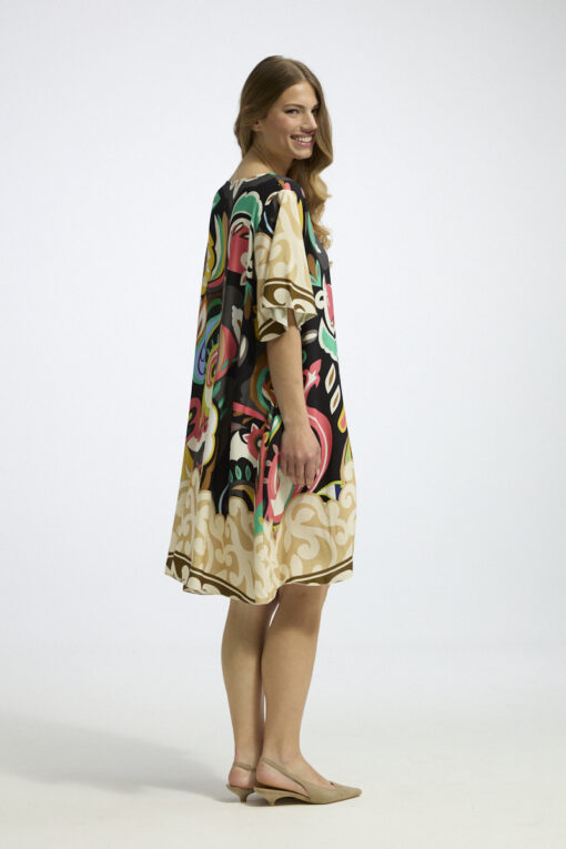 Erna viskoosimekko - graafinen paisley - Image 3