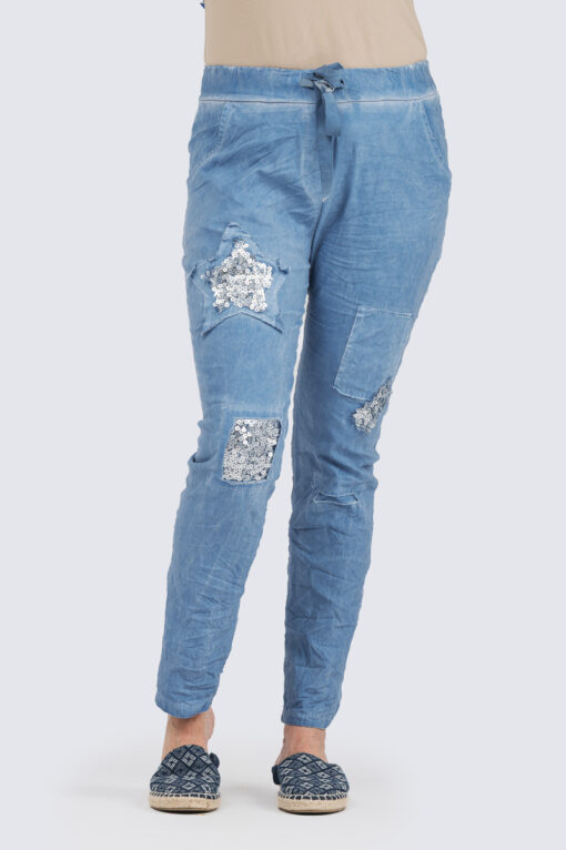 Stella denim - vaalea farkkusininen