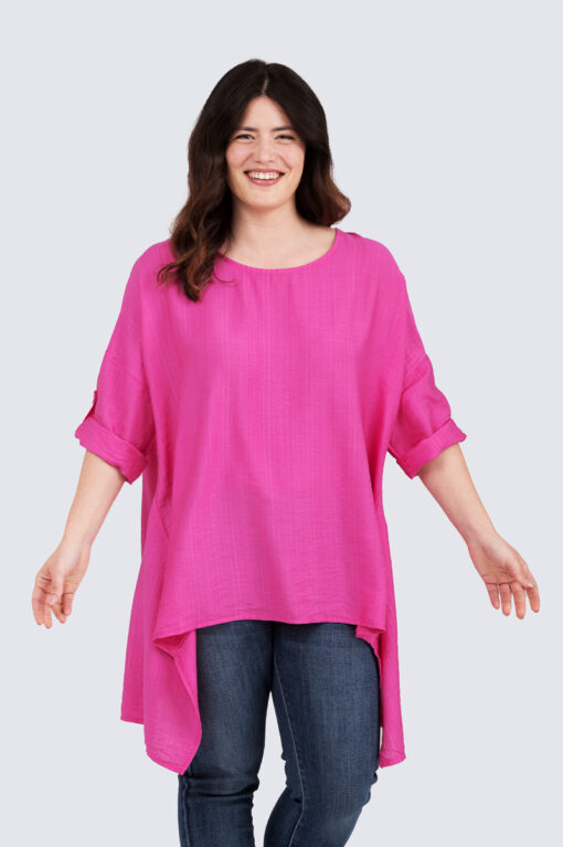 Basic tunika - fuksia