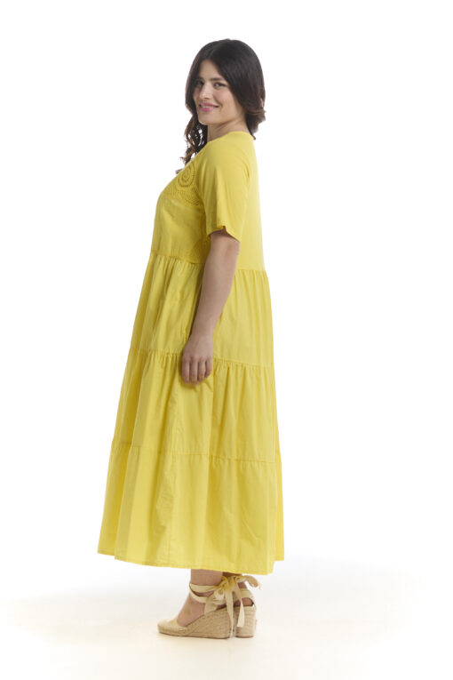 Fatima mekko - lyhythihainen - keltainen - Image 3