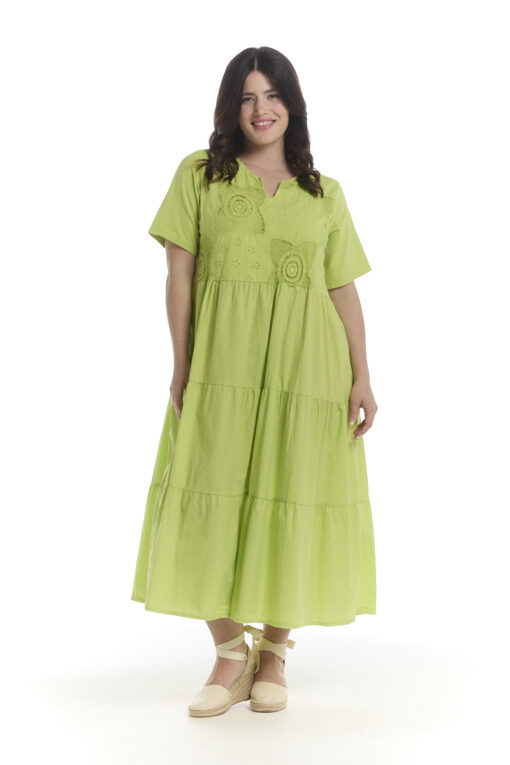 Fatima mekko - lyhythihainen - omenanvihreä - Image 2