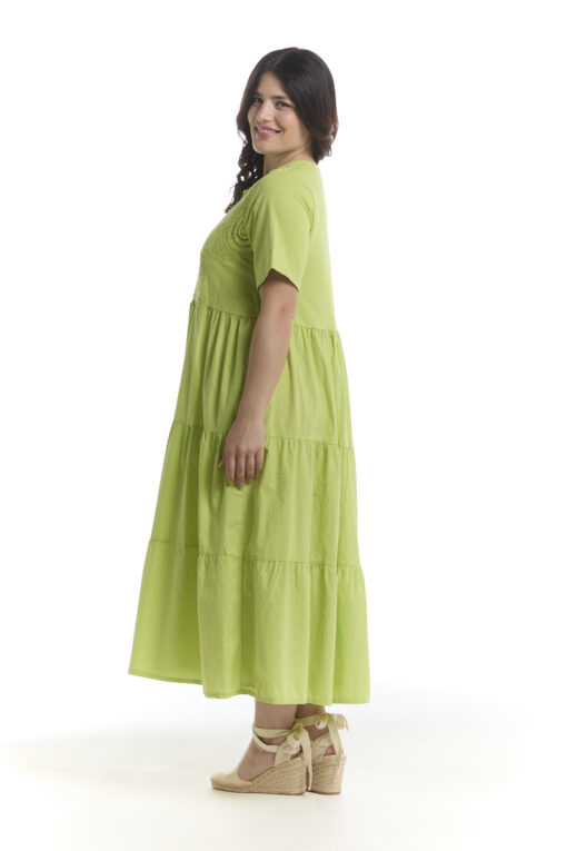 Fatima mekko - lyhythihainen - omenanvihreä - Image 3