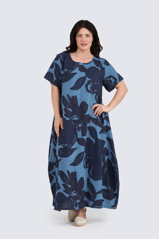Modena mekko - sininen