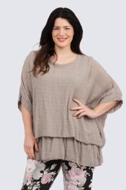 Elisa tunika - nutria