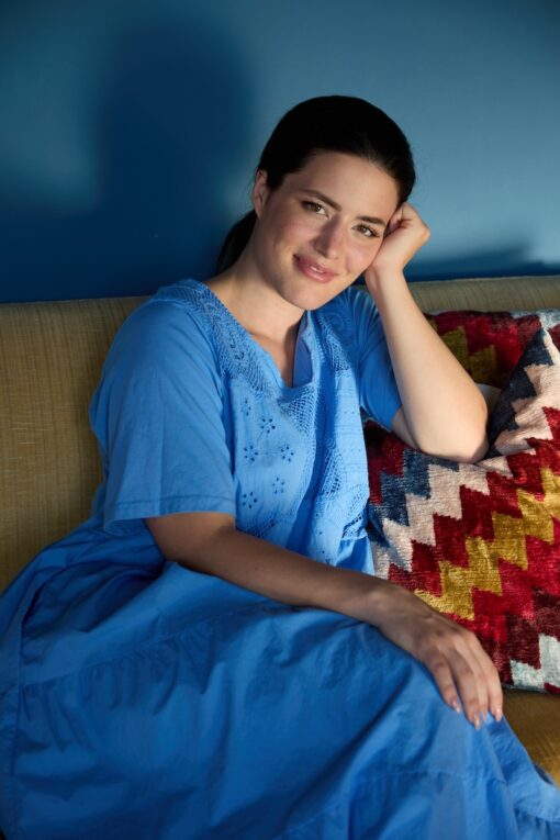 Fatima mekko - lyhythihainen - sininen - Image 3