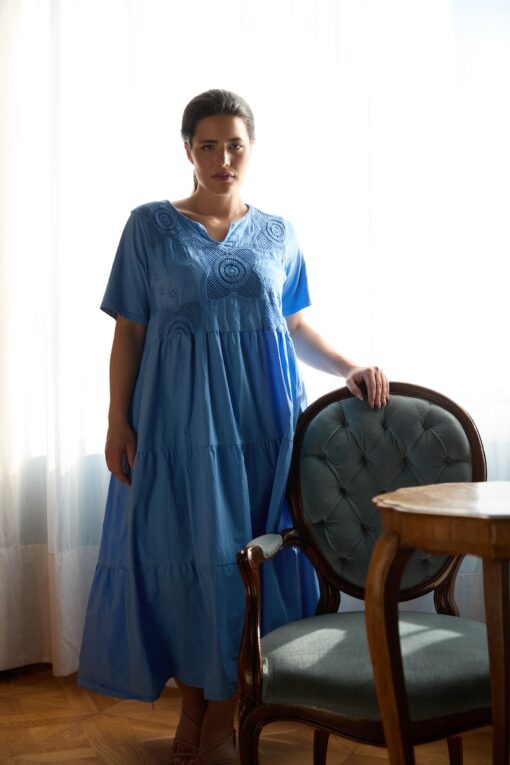 Fatima mekko - lyhythihainen - sininen - Image 2