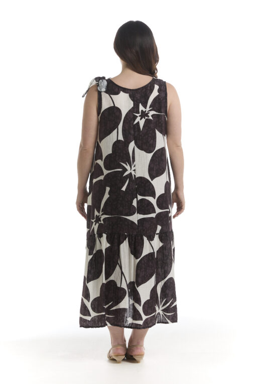 Köynnöskukka mekko - mustavalkoinen - Image 3