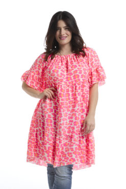 Neon Leopardimekko - pinkki