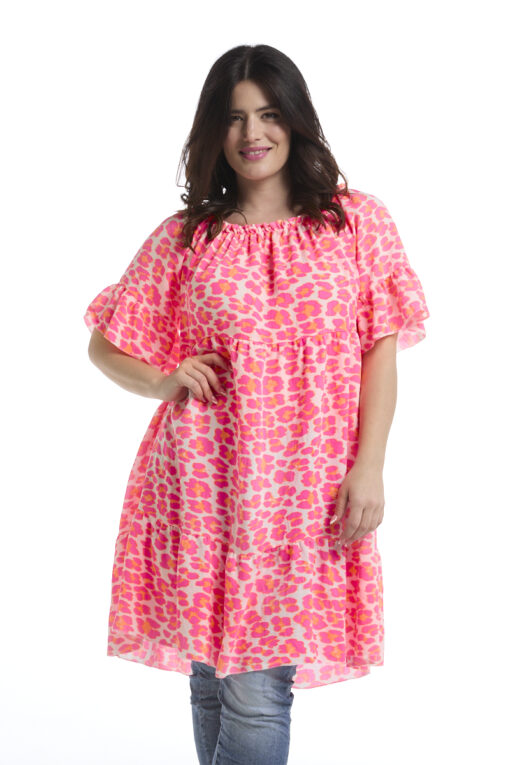 Neon Leopardimekko - pinkki