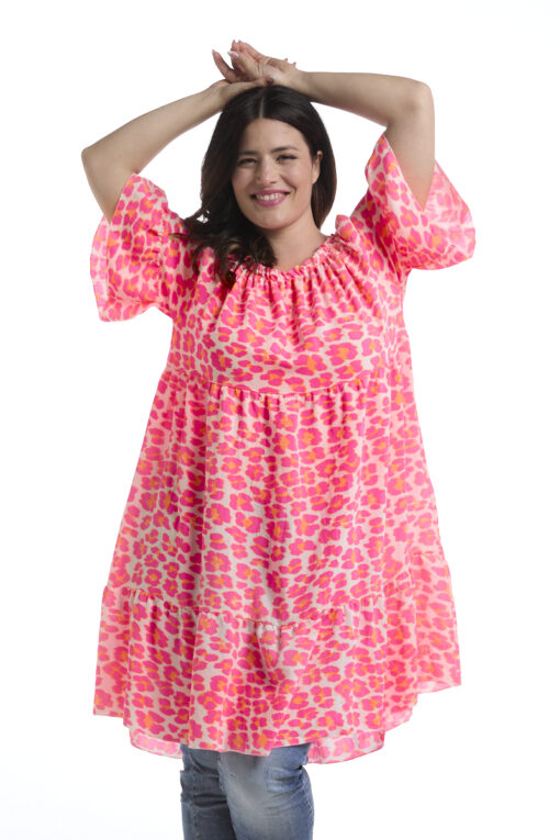 Neon Leopardimekko - pinkki - Image 4