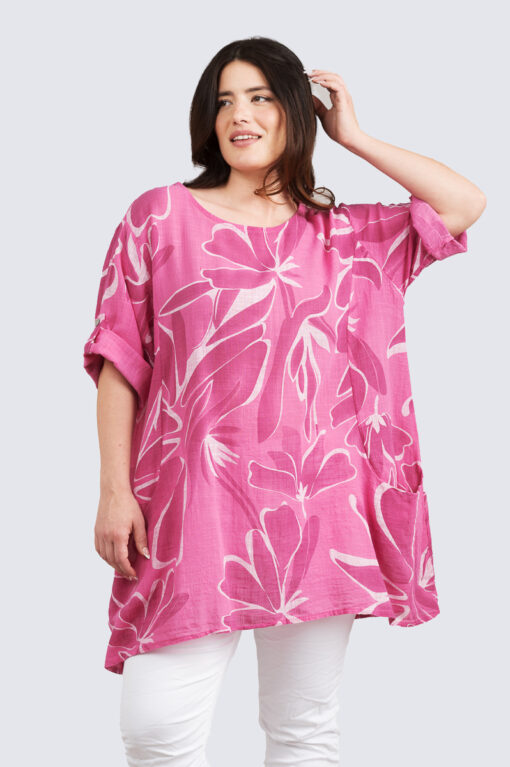 Monica tunika - pinkki