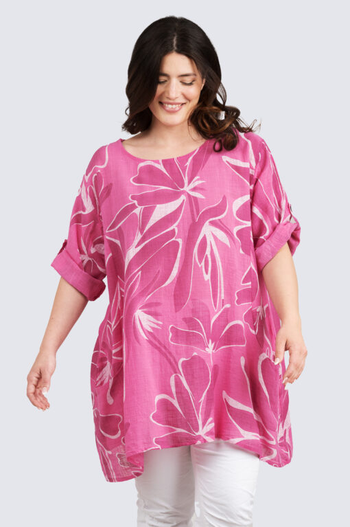 Monica tunika - pinkki - Image 5