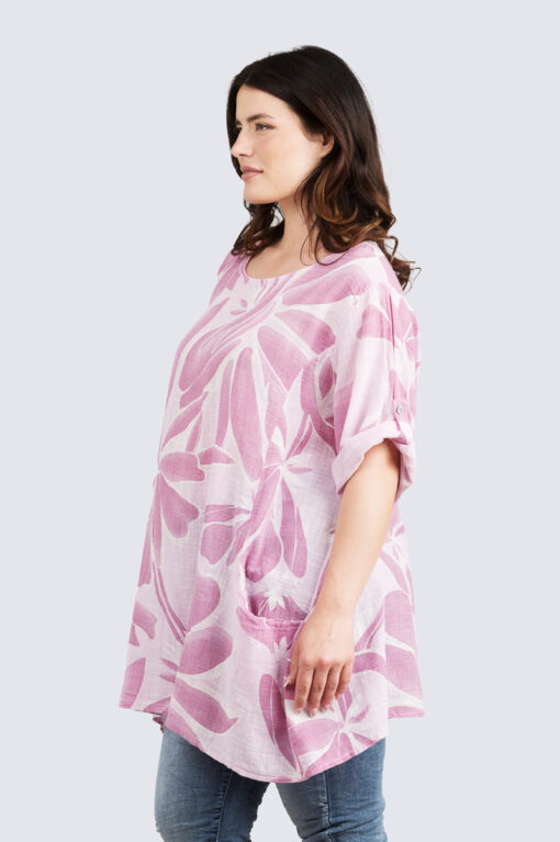Monica tunika - vaaleanpunainen - Image 2