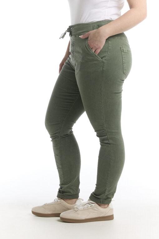 Bella housut - oliivi - Image 2