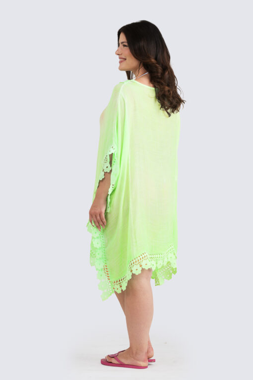 Flower Edge poncho - vihreä - Image 4