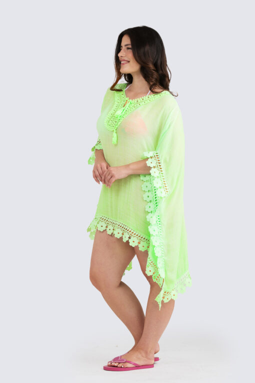 Flower Edge poncho - vihreä - Image 3