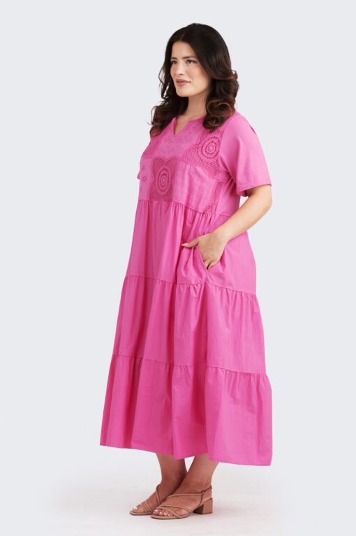 Fatima mekko - lyhythihainen - pinkki - Image 2