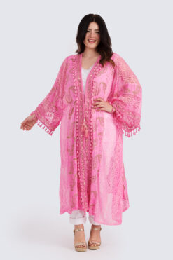 Boheemi takki - pinkki