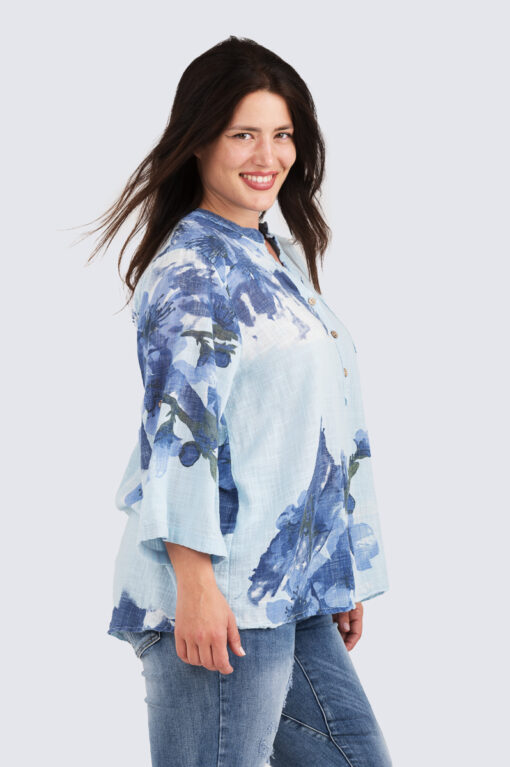 Claudia puuvillapusero - vaaleansininen - Image 2
