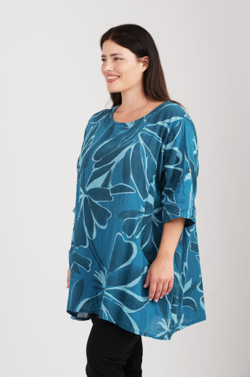 Monica tunika - petrooli - Image 3