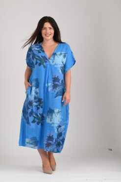 Femina Pellavamekko - kirkas sininen