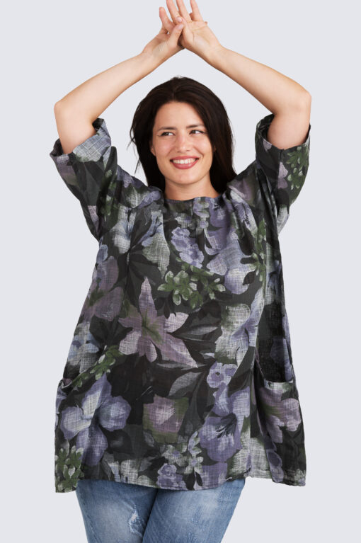 Venla tunika -harmaa - Image 2