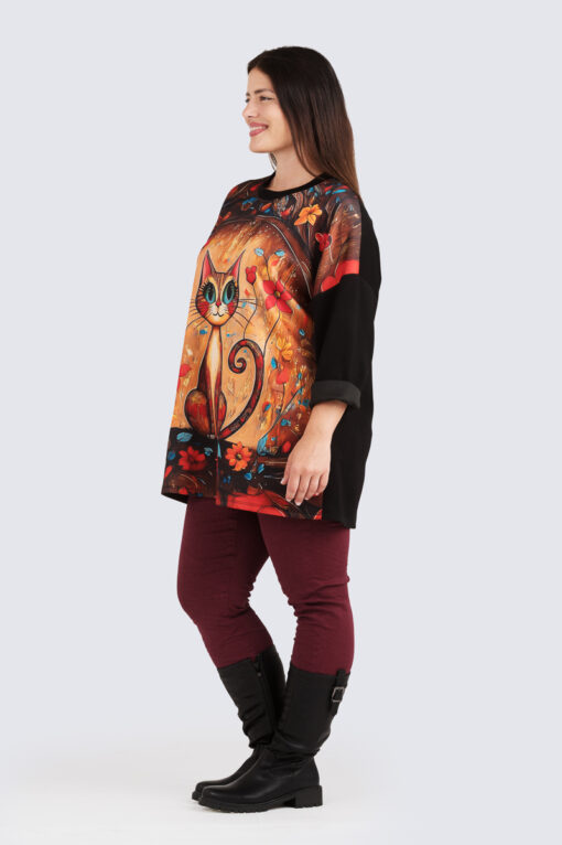 Miuku tunika - taidekissa - Image 3