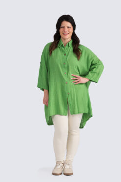 Basic pitkä paitis - vihreä