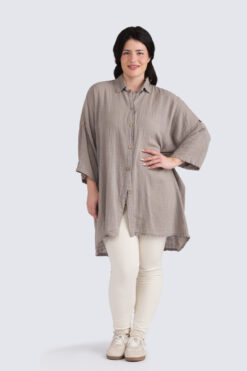 Basic pitkä paitis - nutria