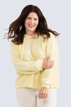 Manuela neulehuppari - vaaleankeltainen