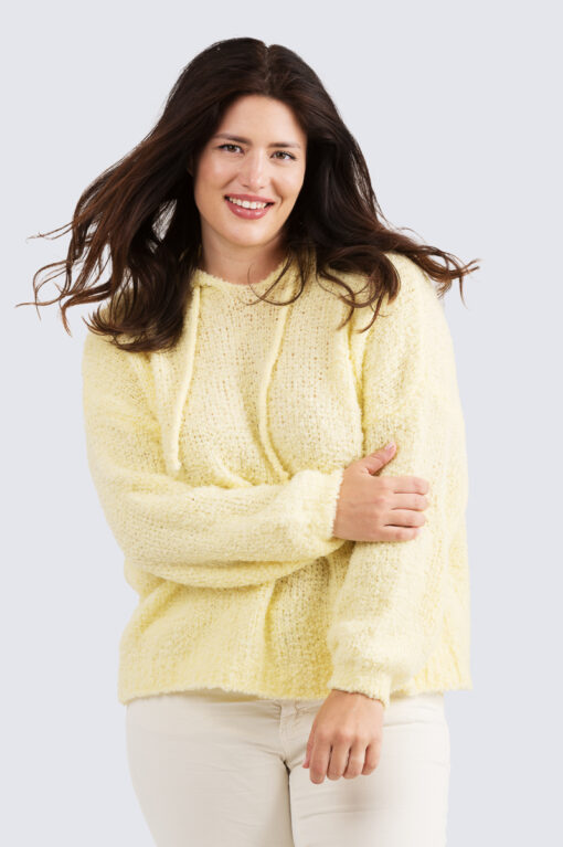 Manuela neulehuppari - vaaleankeltainen