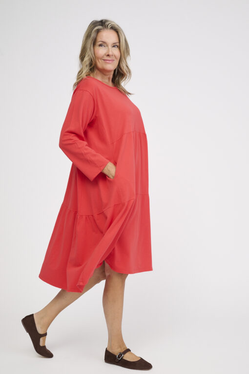 Annette collegemekko - punainen - Image 2
