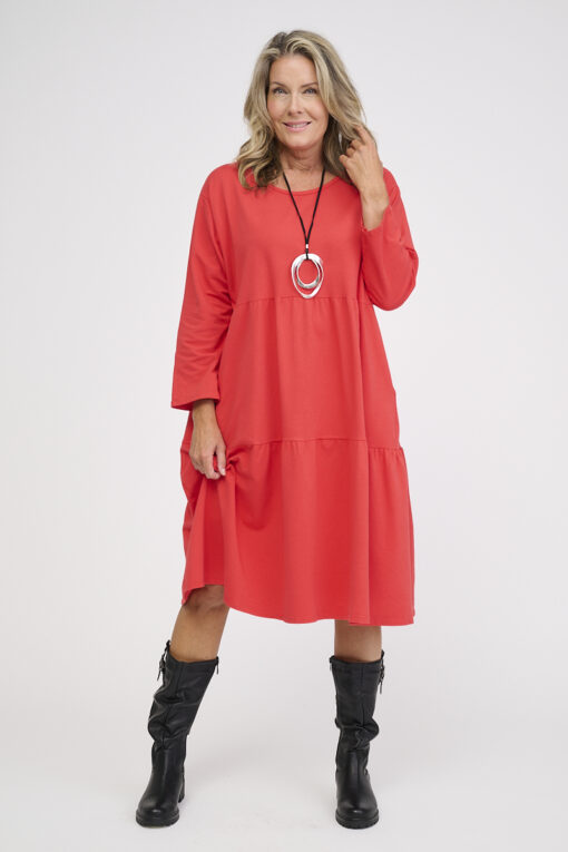 Annette collegemekko - punainen - Image 6