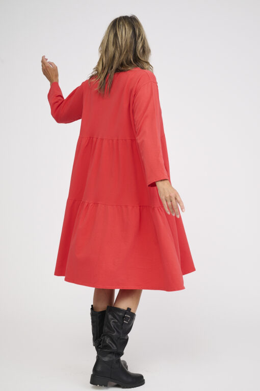 Annette collegemekko - punainen - Image 3