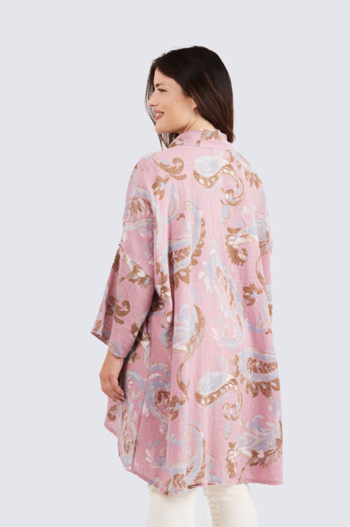 Taiska print paitis - vanharoosa - Image 3