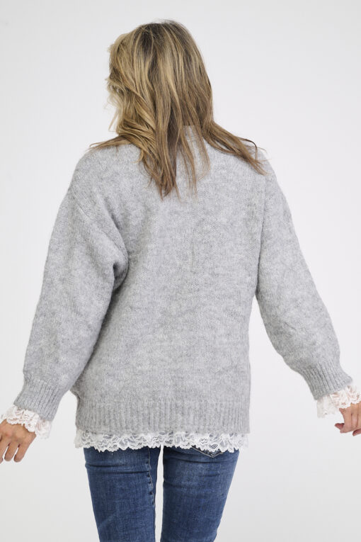 Roberta neule - harmaa - Image 2