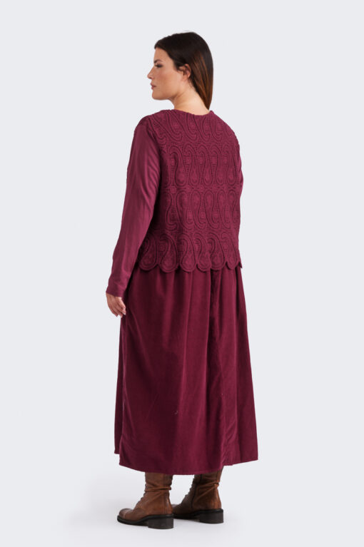 Lea samettimekko - luumu - Image 2