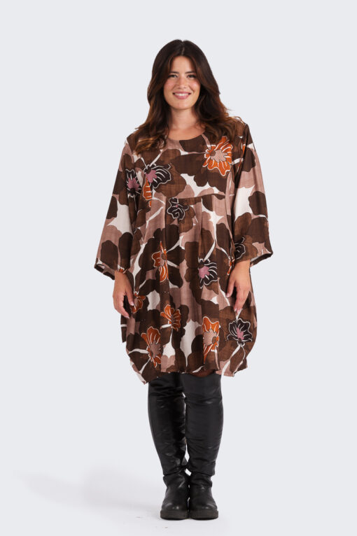 Marjut mekko - ruskea - Image 2