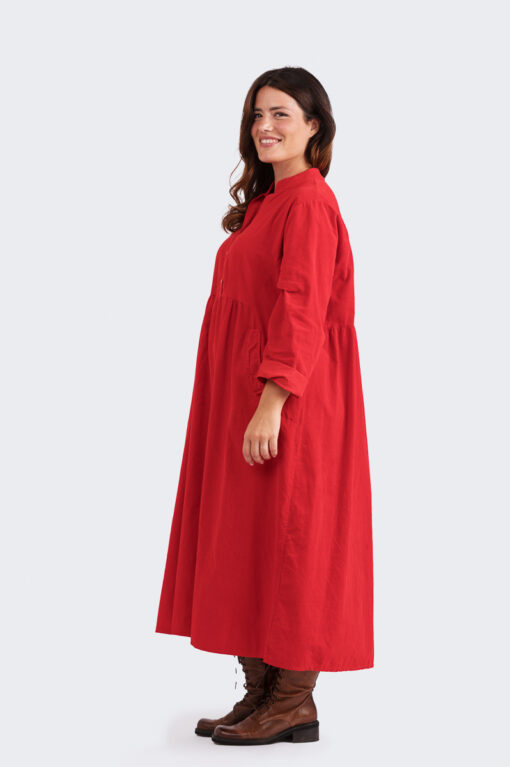 Lotta samettimekko - punainen - Image 2
