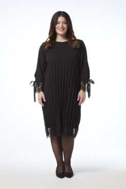 Cannes pliseerattu mekko - musta