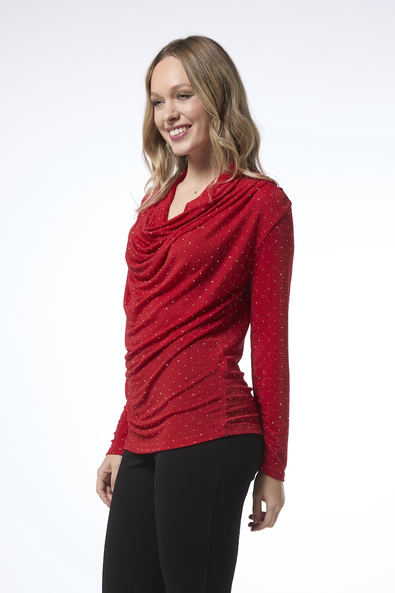 Biba juhlapusero - punainen - Image 4