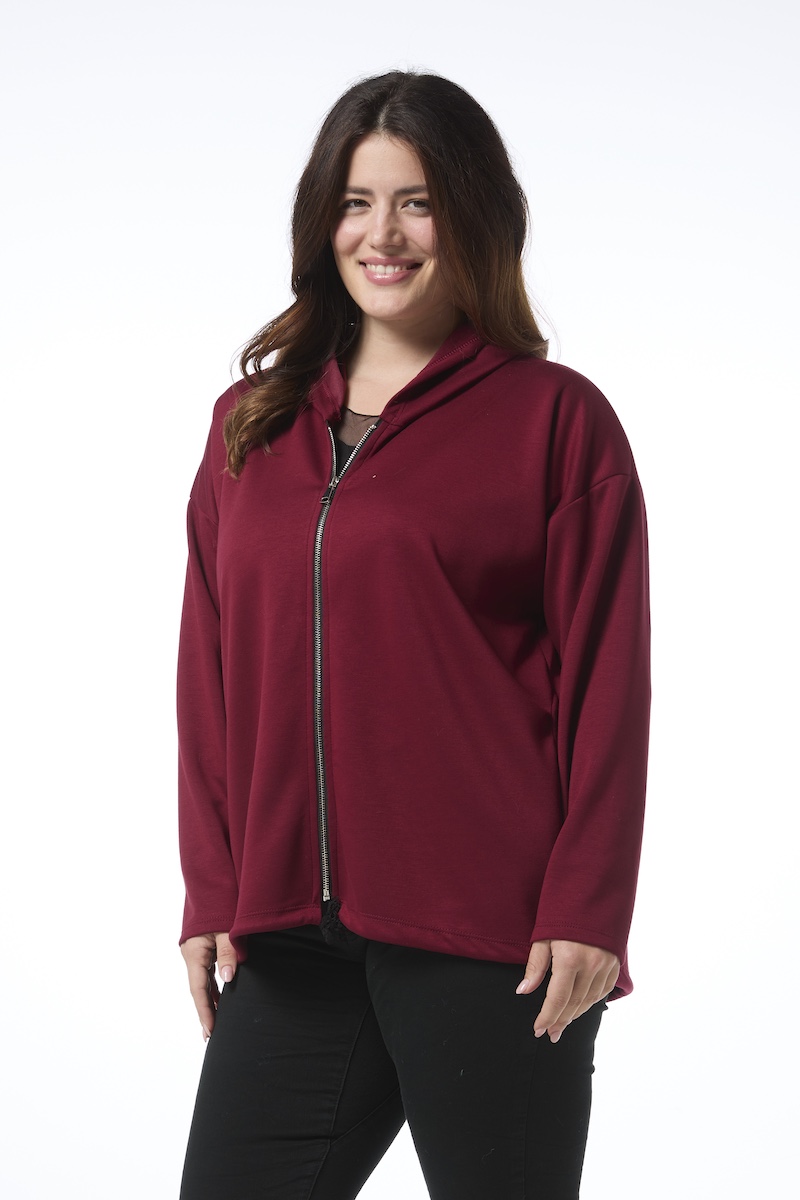 Albero collegetakki - viininpunainen