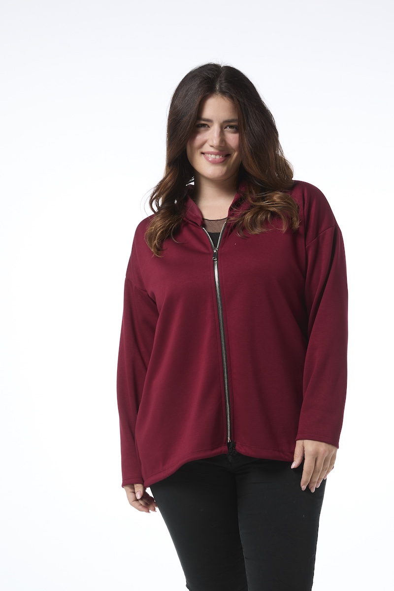 Albero collegetakki - viininpunainen - Image 2