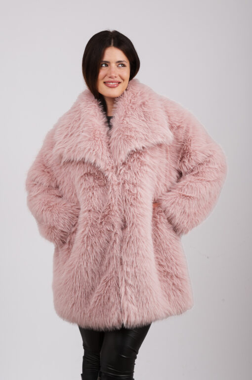 Malina takki - vaaleanpunainen - Image 4