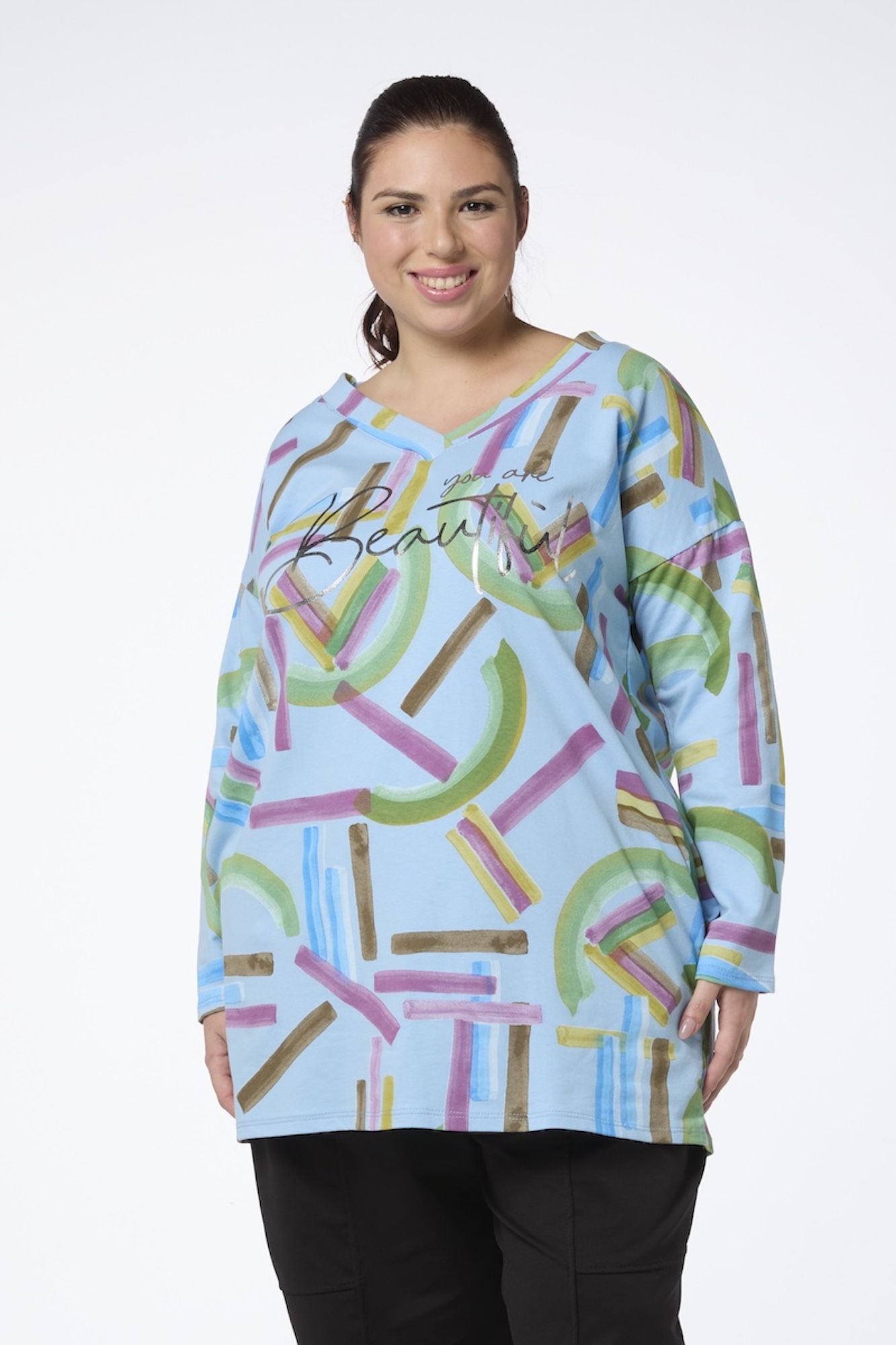 Tuulia collegetunika - vaaleansininen