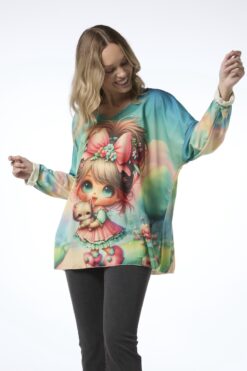 Tyttö ja Kissa neule