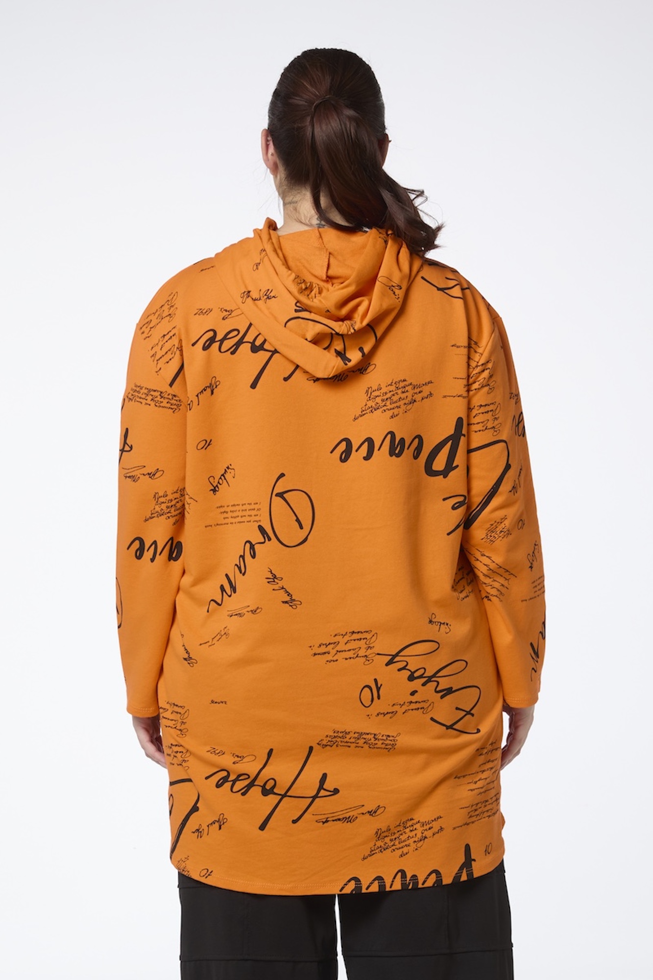 Zipper text collegetunika - oranssi - Image 4