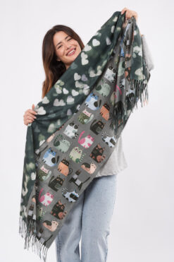 Kissashaali - vihreä